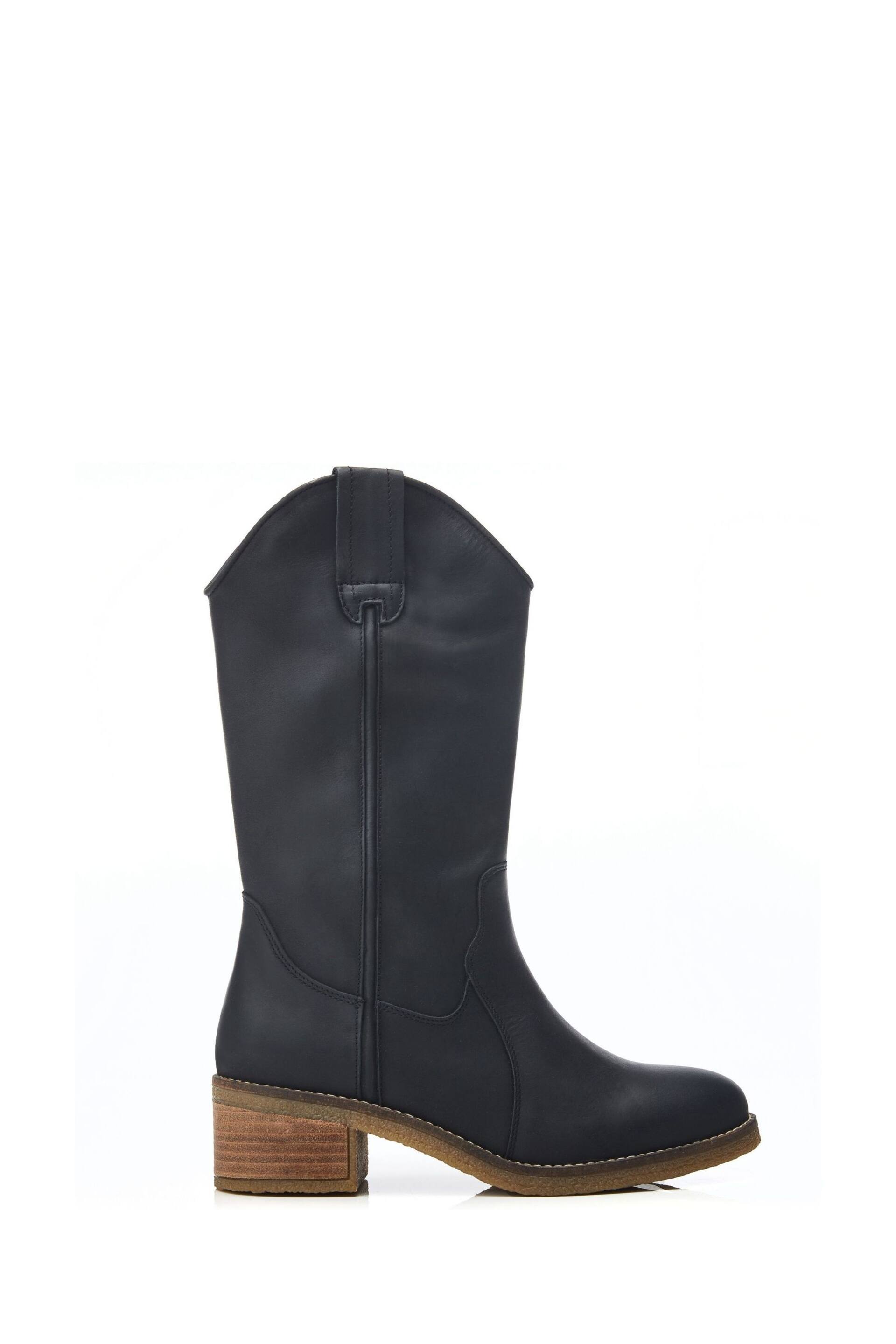 Moda in Pelle Dana Crepe Sole Long Western Natural Boots - Image 1 of 4