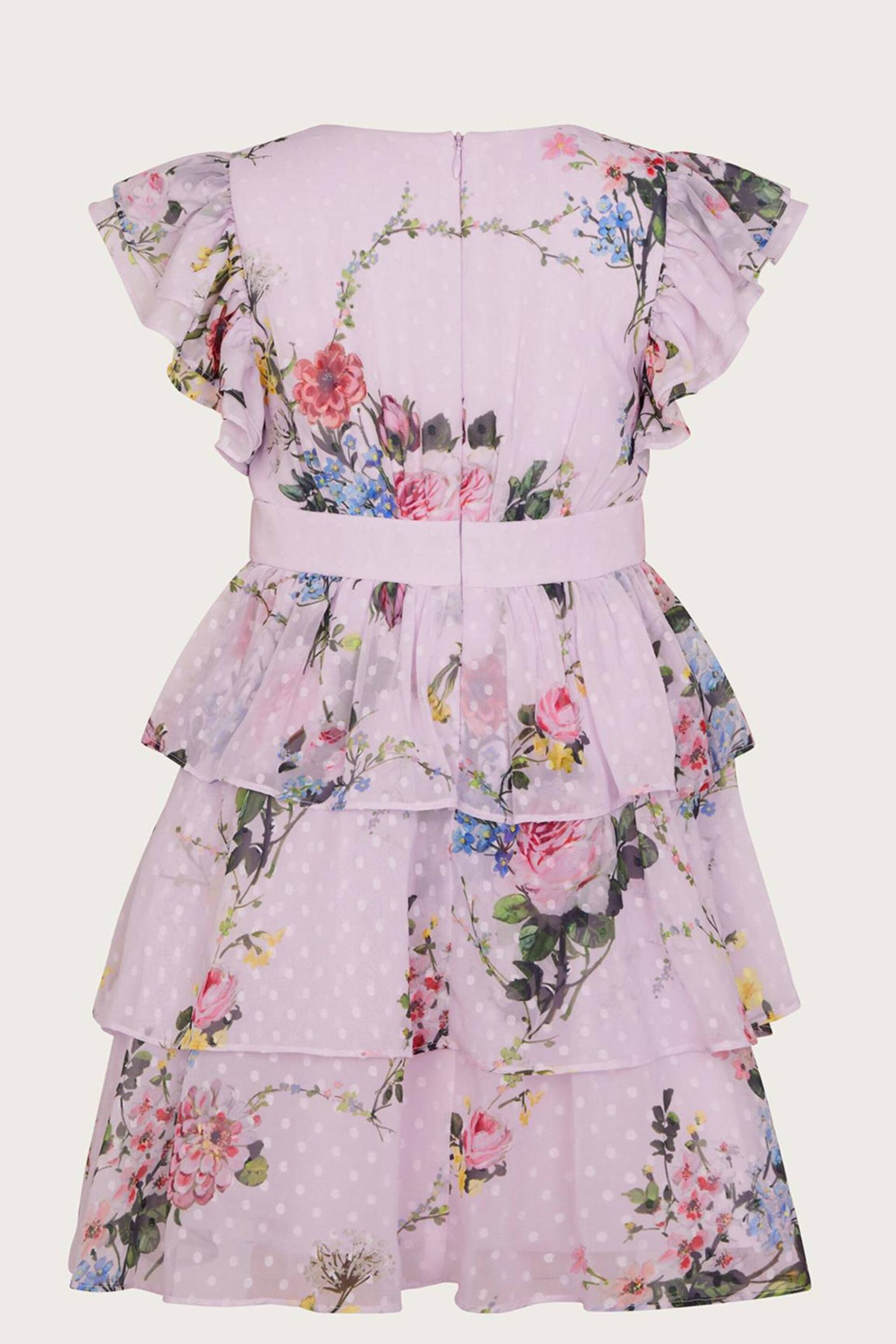 Monsoon Violetta Floral Tiered Dress - Image 3 of 3