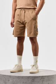 Weekend Offender Mens Cargo Jog Shorts - Image 1 of 6