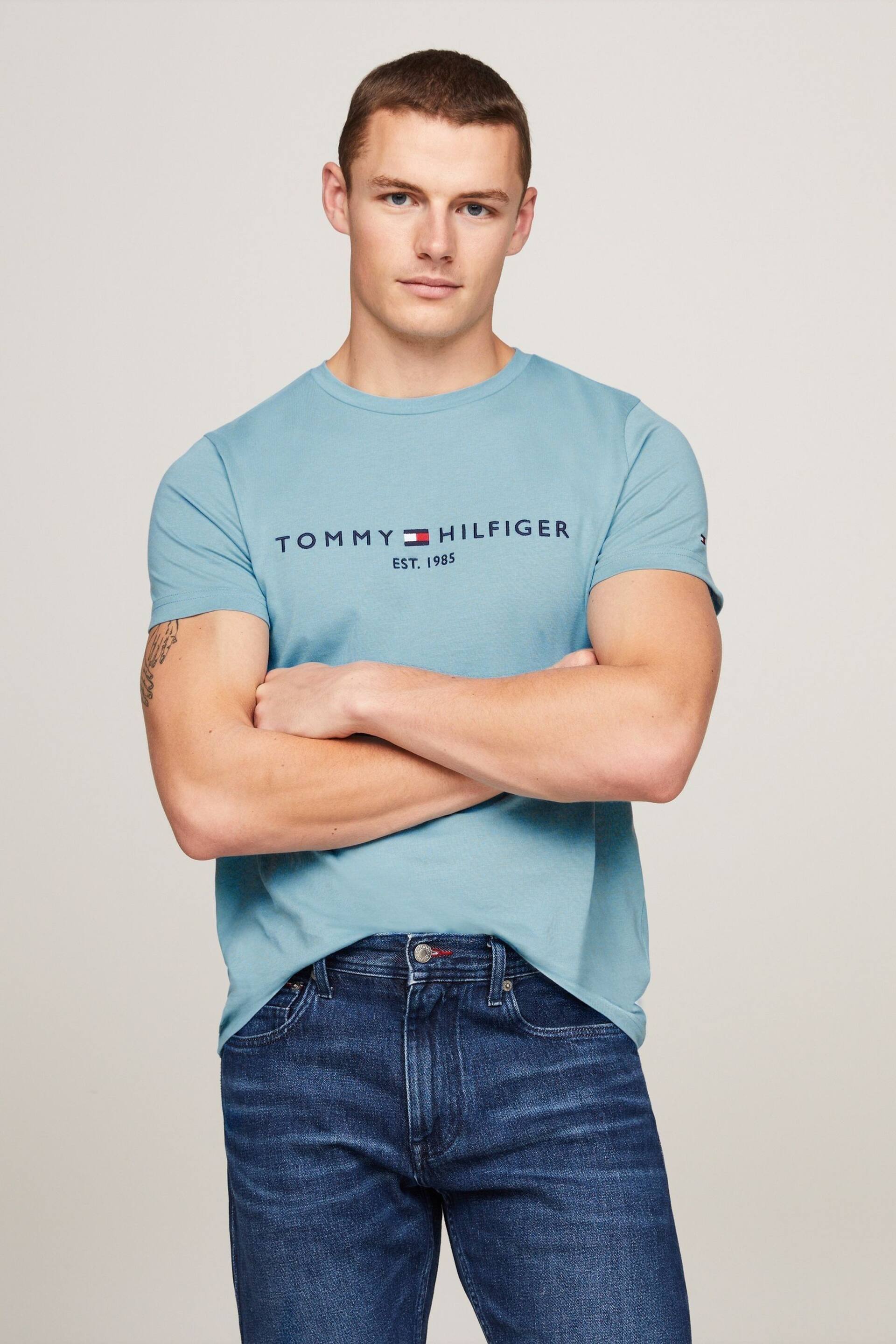 Tommy Hilfiger Bluye Logo T-Shirt - Image 1 of 4