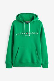 Tommy Hilfiger Blue Logo Hoodie - Image 4 of 4