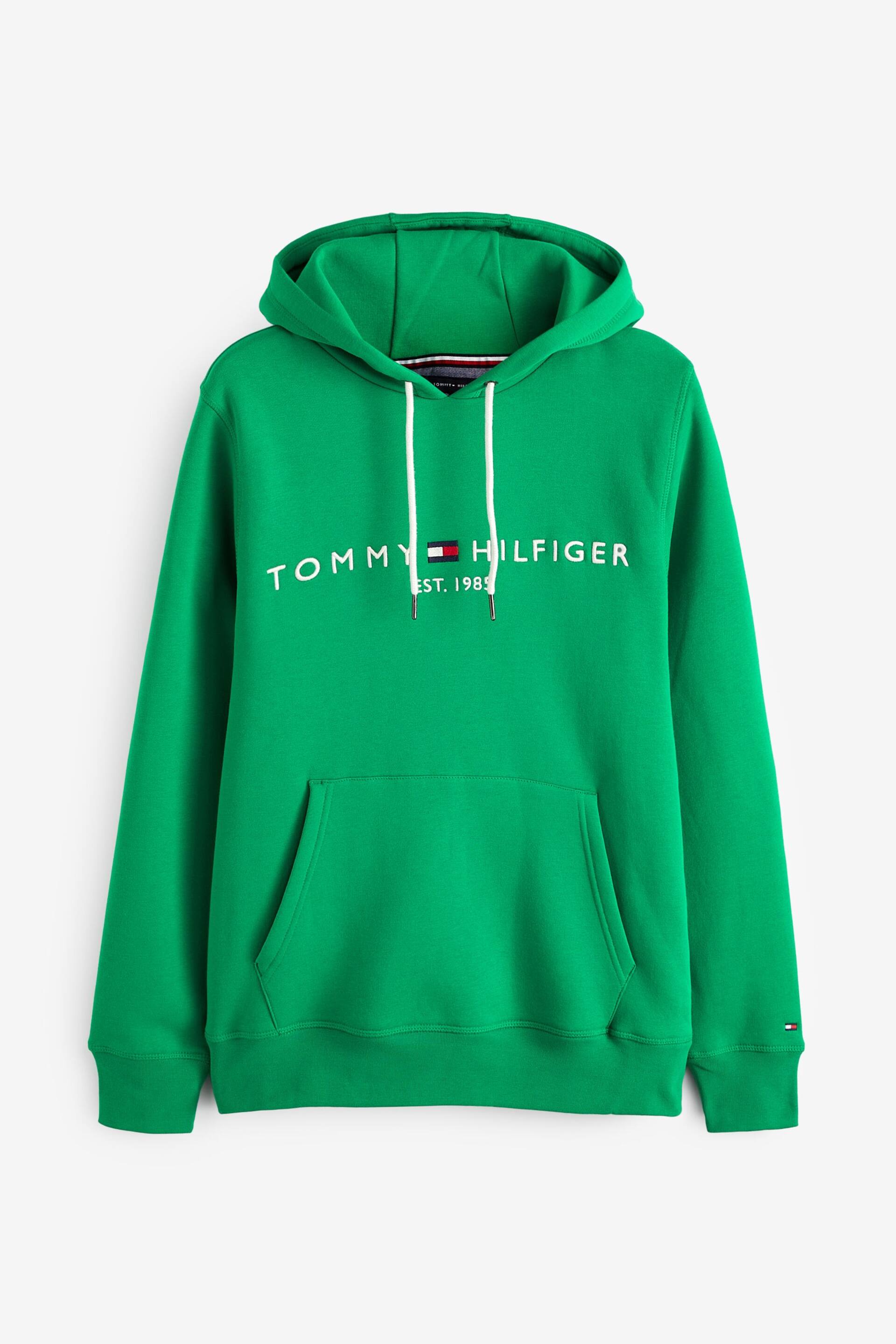 Tommy Hilfiger Blue Logo Hoodie - Image 4 of 4