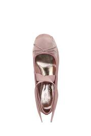 Circus NY Pink Della Heeled Ballerina Shoes - Image 6 of 7