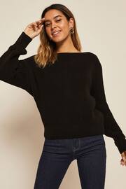 Friends Like These Black Off The Shoulder Jumper - Image 3 of 4