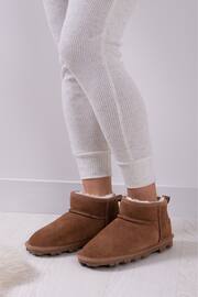 Just Sheepskin Brown Mini Grace Sheepskin Boot - Ladies - Image 1 of 5