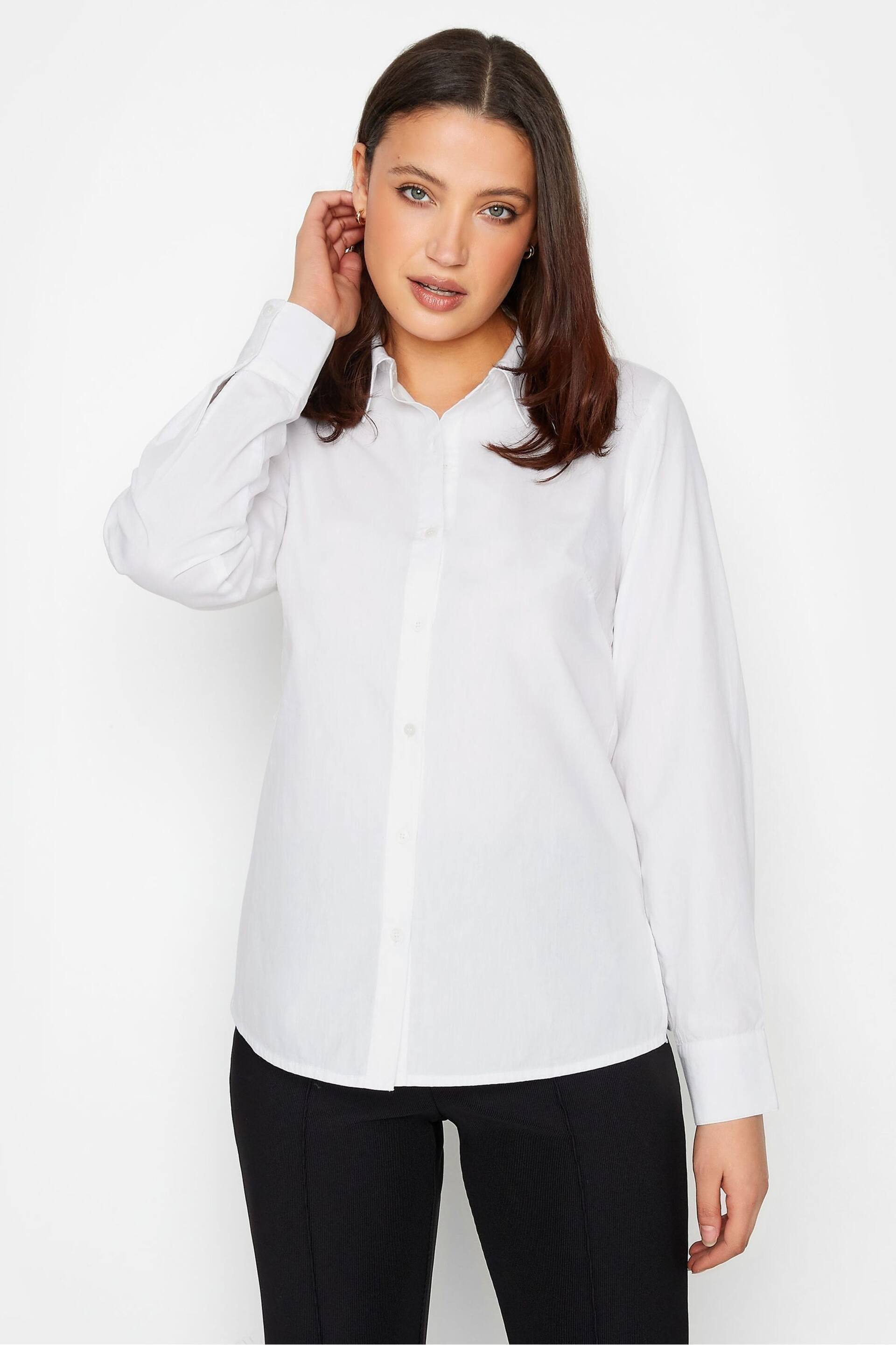 Long Tall Sally White Cotton Shirt - Image 2 of 3