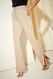 Friends Like These Camel Petite Sculpt & Stretch Kickflare Trousers - Image 1 of 4