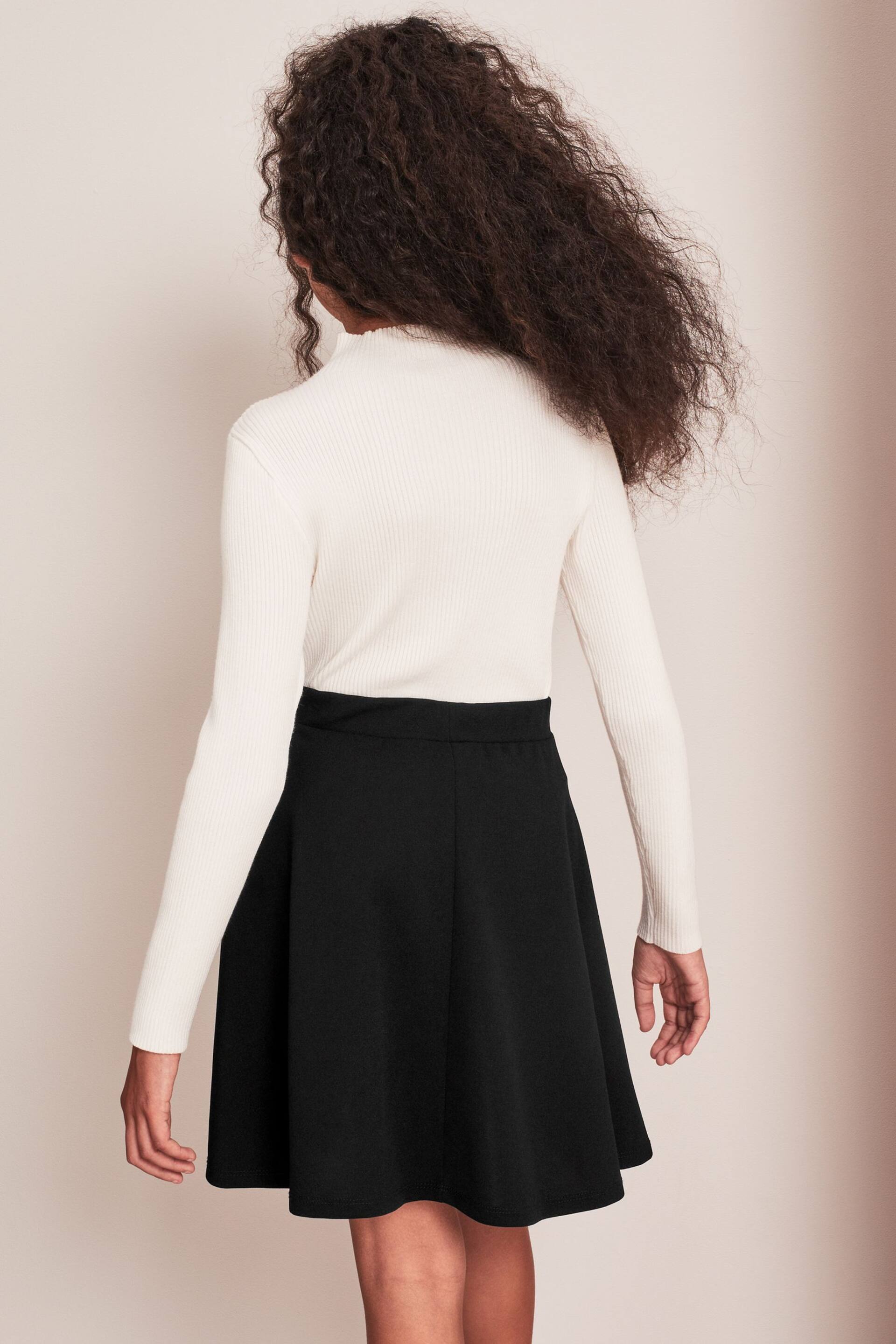 Lipsy Black Studded Skirt - Image 4 of 4