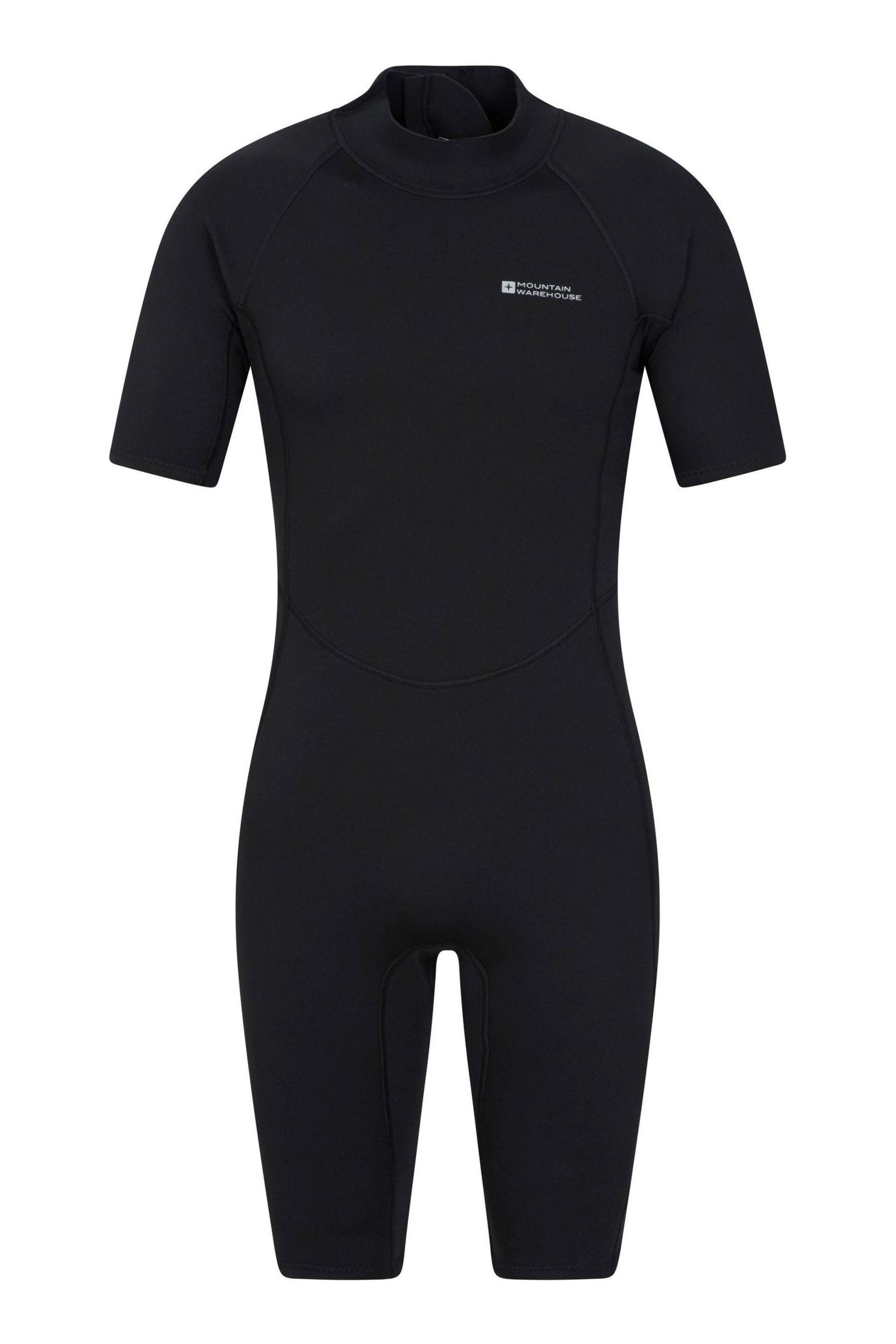 Mountain Warehouse Black Mens Shorty Neoprene Wetsuit - Image 1 of 5