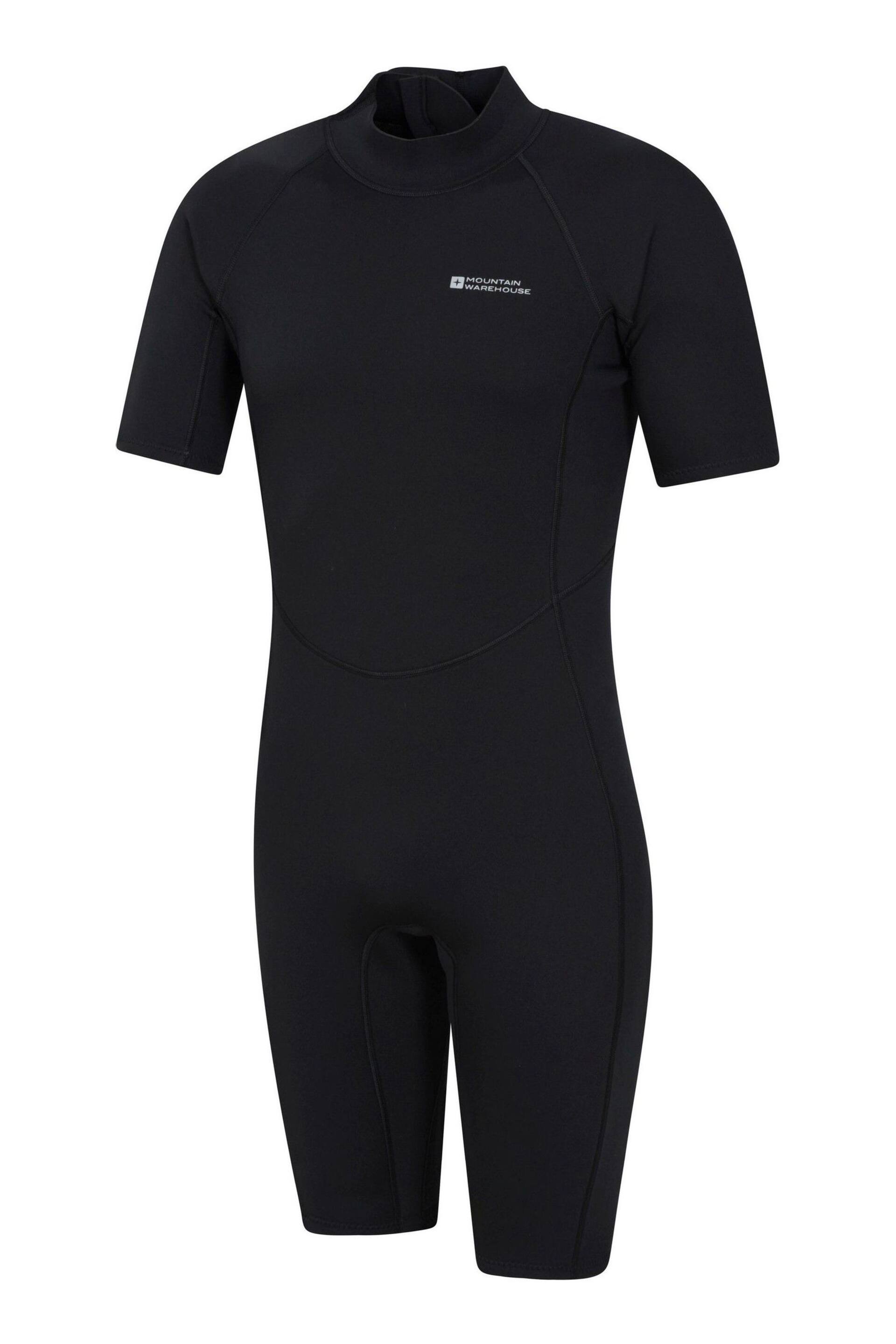 Mountain Warehouse Black Mens Shorty Neoprene Wetsuit - Image 3 of 5