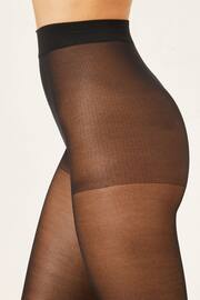 Pamela Mann Black Sheered Tights - Image 3 of 4