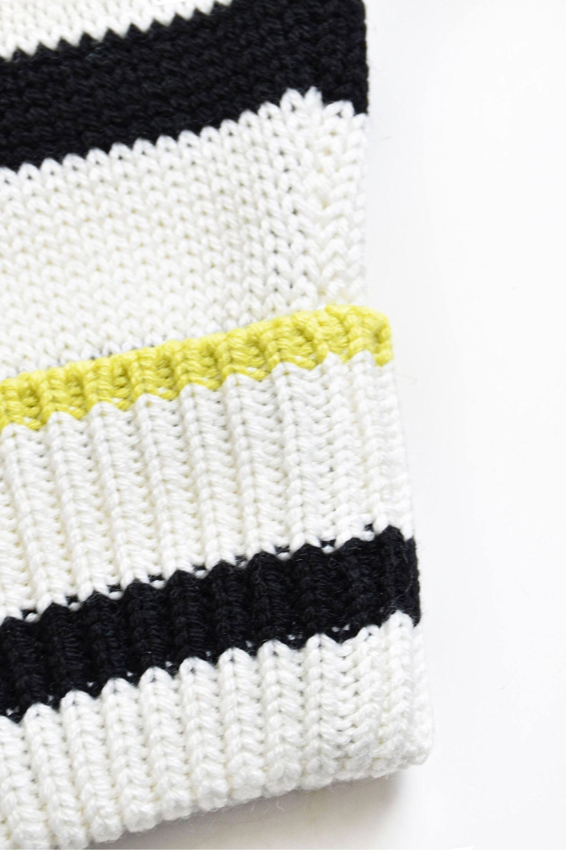 Ro&Zo Intasia Stripe Turn Back Cuff Jumper - Image 8 of 8