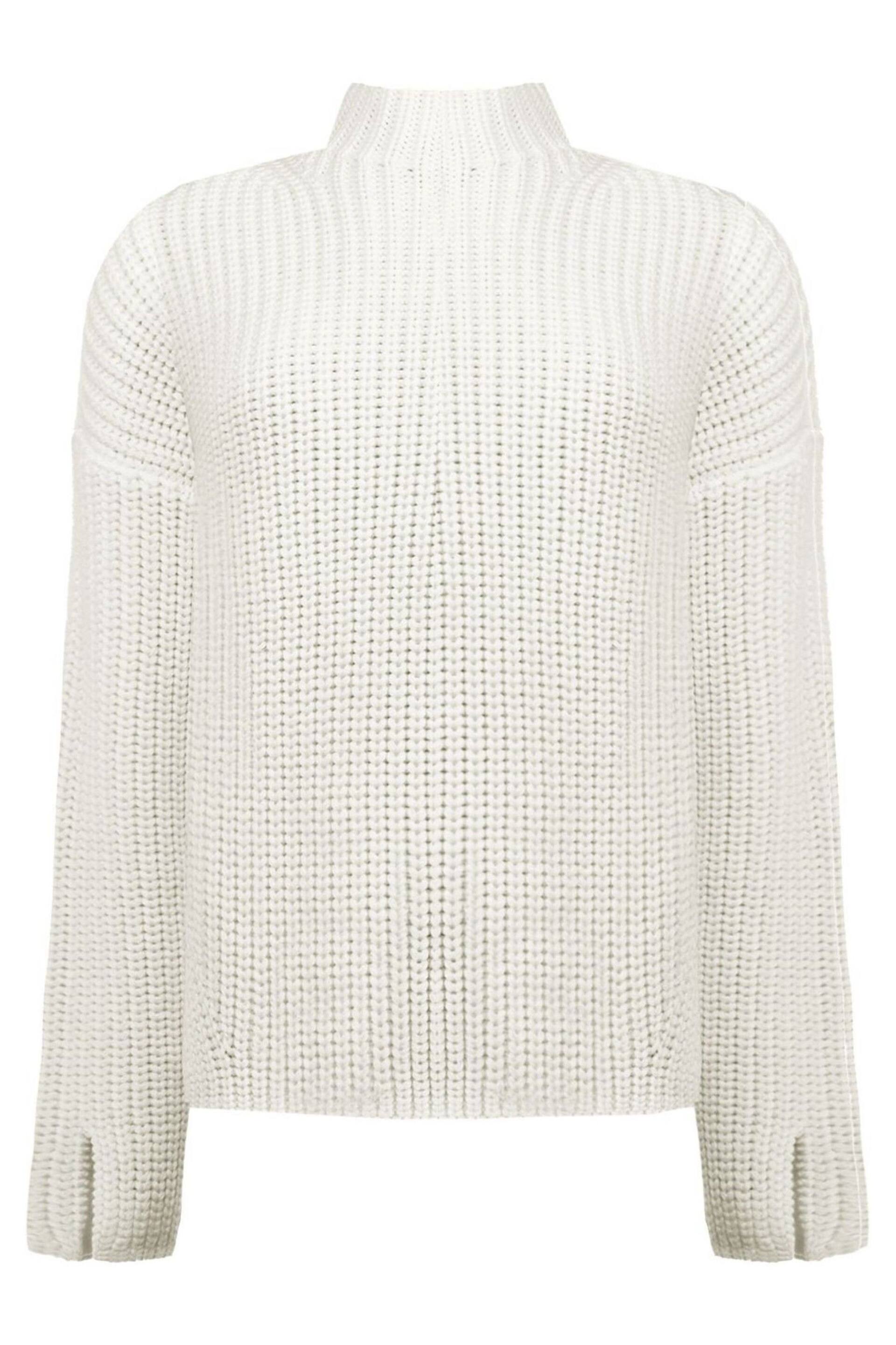 Ro&Zo Split Sleeve High Neck Jumper - Image 7 of 7