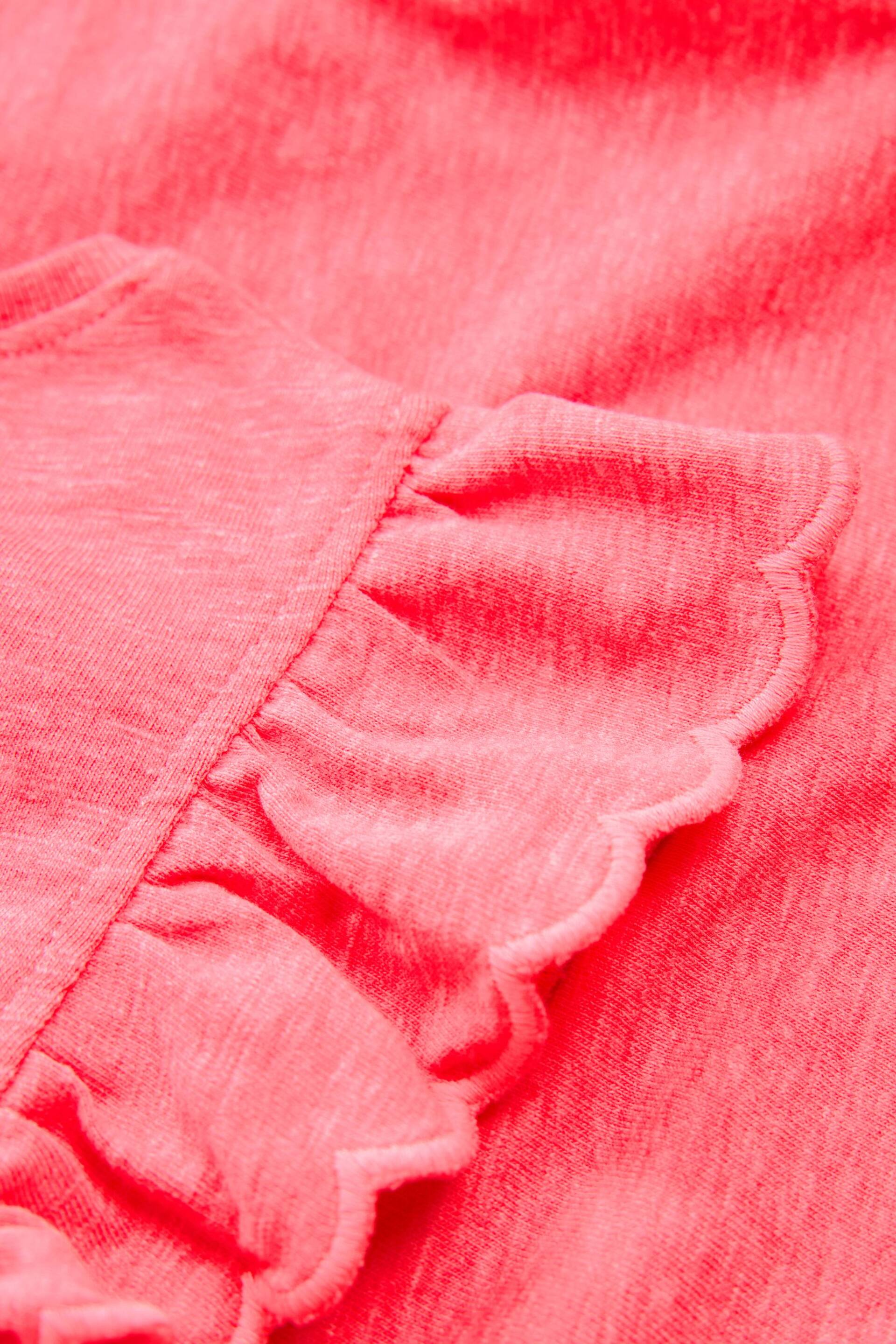Coral Pink Scallop Vest (3mths-7yrs) - Image 7 of 7