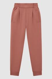Reiss Mink Seren Senior High Rise Elasticated Jersey Trousers - Image 2 of 6