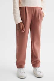 Reiss Mink Seren Senior High Rise Elasticated Jersey Trousers - Image 3 of 6