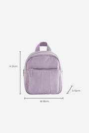 Lilac Purple Mini Backpack - Image 3 of 6