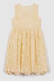 Reiss Lemon Daia Teen Fit-and-Flare Lace Dress - Image 2 of 6