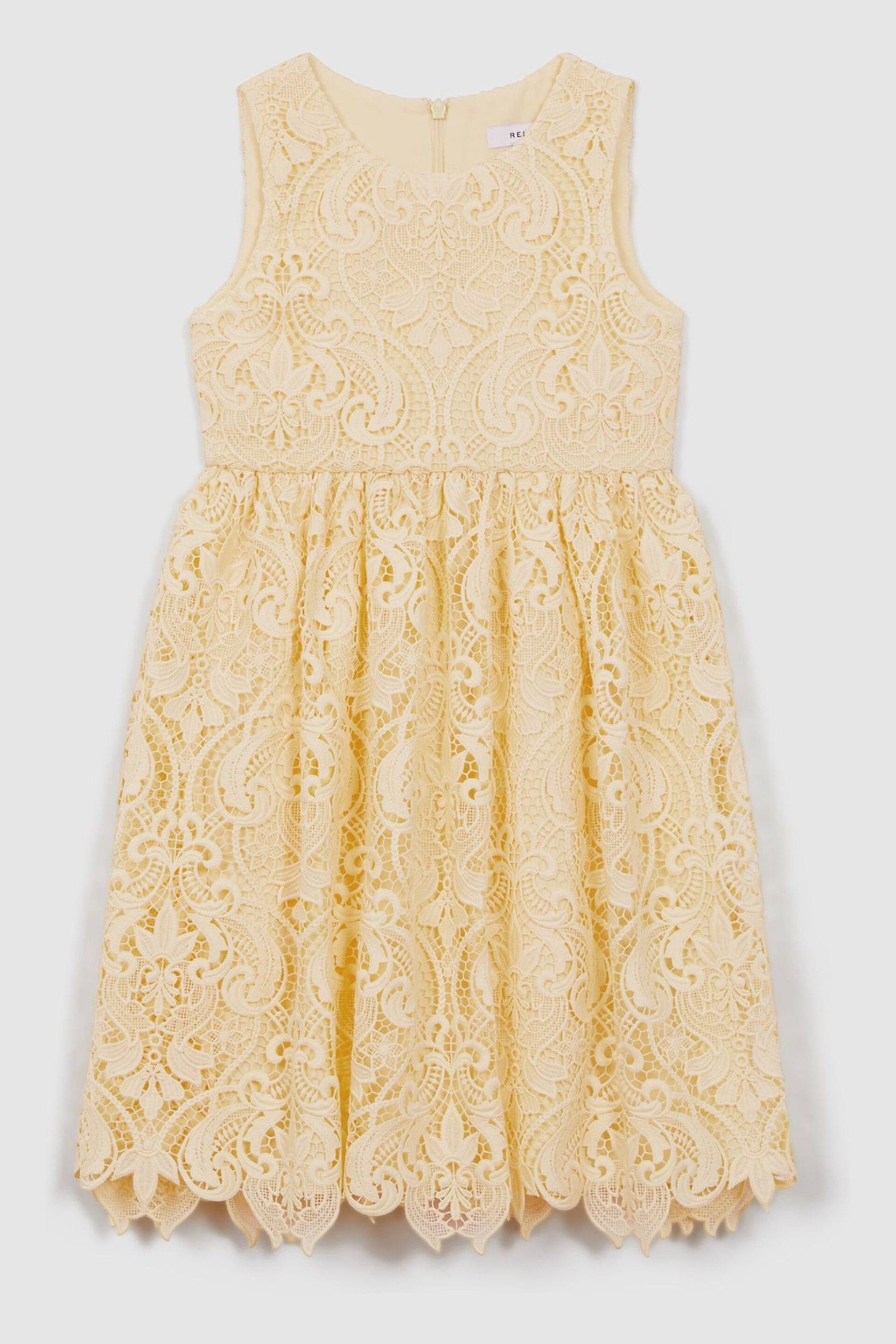 Reiss Lemon Daia Teen Fit-and-Flare Lace Dress - Image 2 of 6