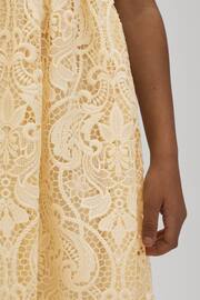 Reiss Lemon Daia Teen Fit-and-Flare Lace Dress - Image 4 of 6