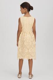 Reiss Lemon Daia Teen Fit-and-Flare Lace Dress - Image 5 of 6