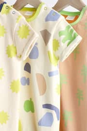Bright Abstract Baby Jersey Rompers 3 Pack - Image 3 of 6