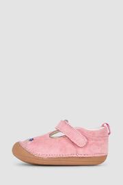 JoJo Maman Bébé Pink Bunny Pre-Walker Shoes - Image 4 of 4