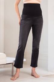 Seraphine Orion-Post Mat Slim Leg Black Jeans - Image 1 of 9