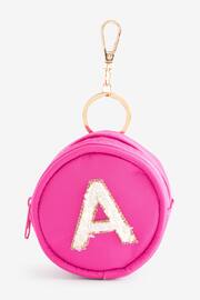 Pink Inital Key Ring Purse - Image 1 of 1