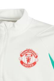 adidas White Manchester United Training Top - Image 4 of 4