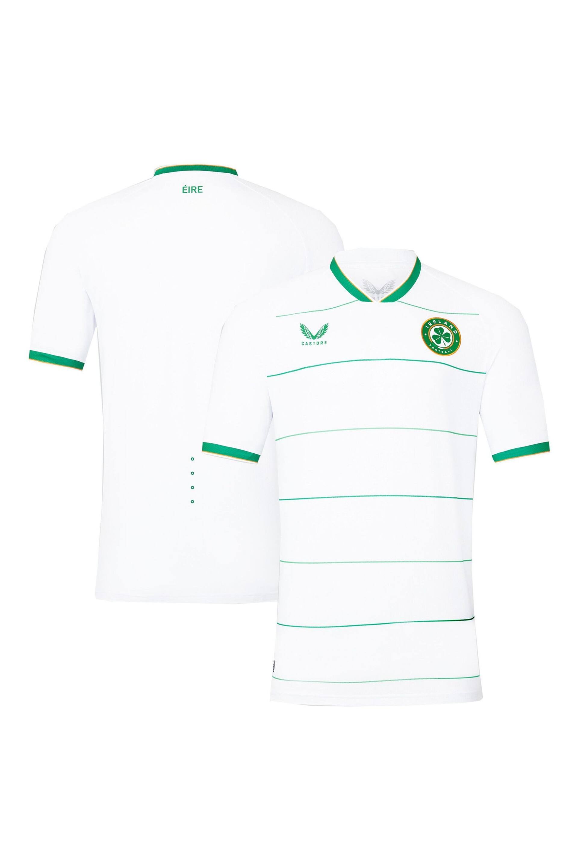 Castore Republic of Ireland Away Pro White Shirt - Image 1 of 5
