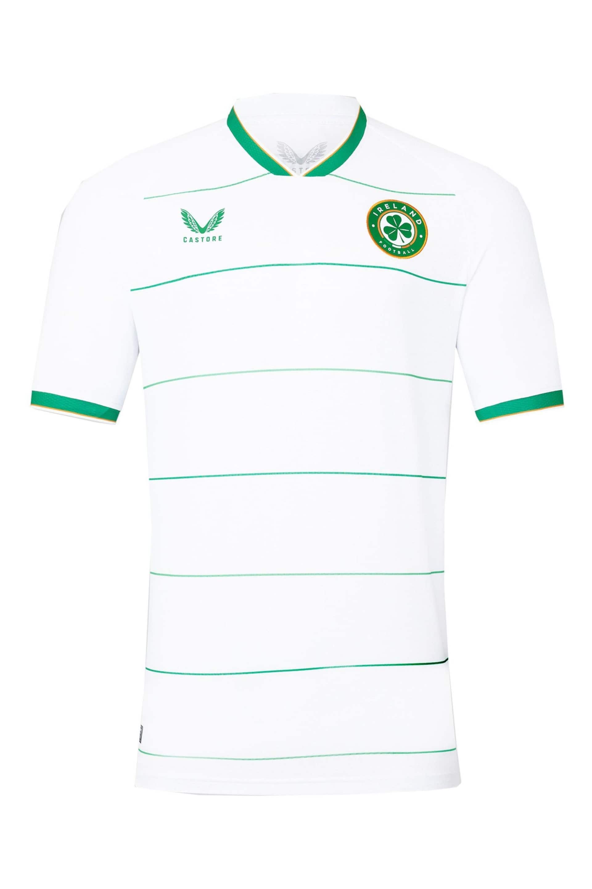 Castore Republic of Ireland Away Pro White Shirt - Image 2 of 5
