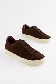 Brown Minimal Trainers - Image 1 of 5