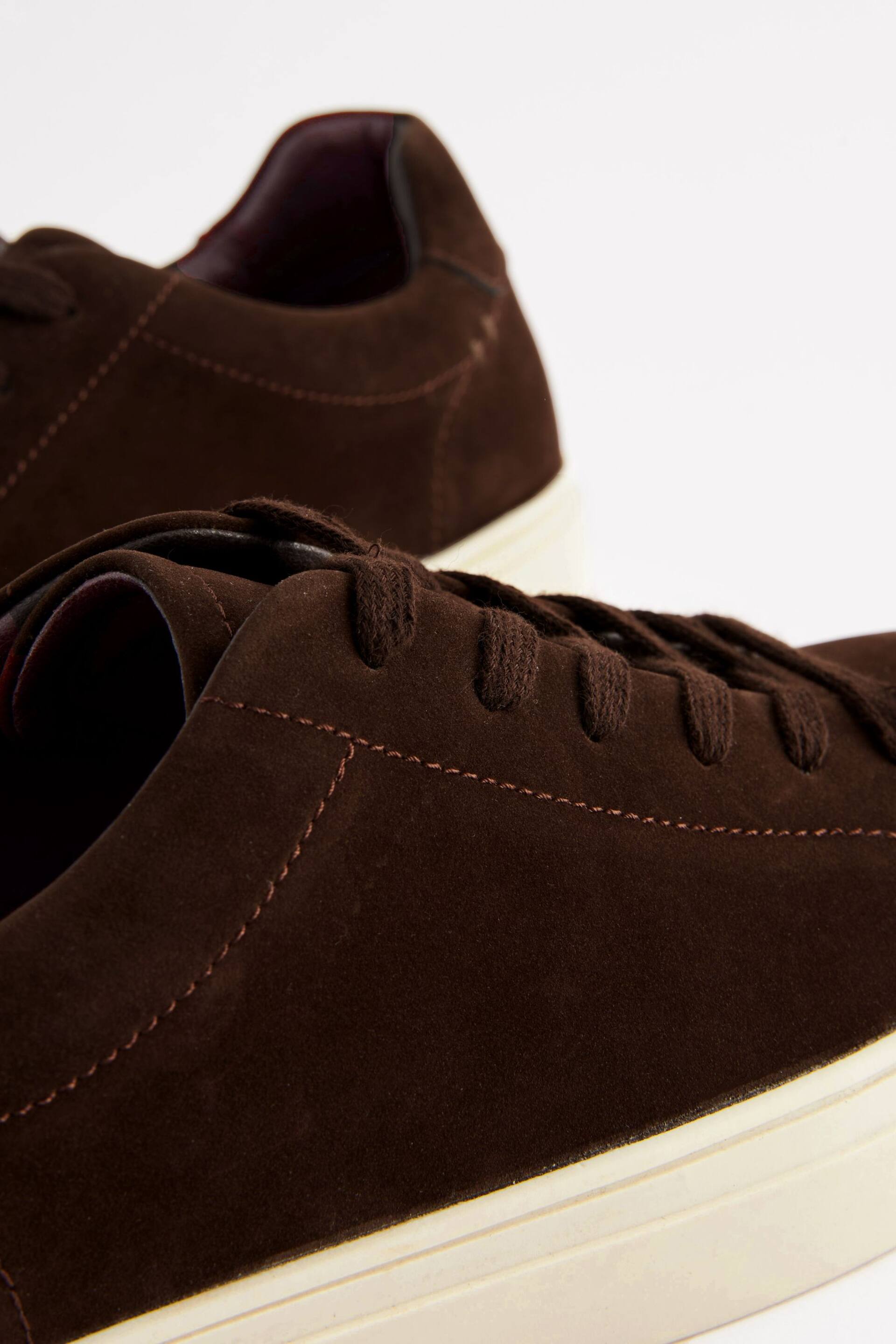 Brown Minimal Trainers - Image 4 of 5