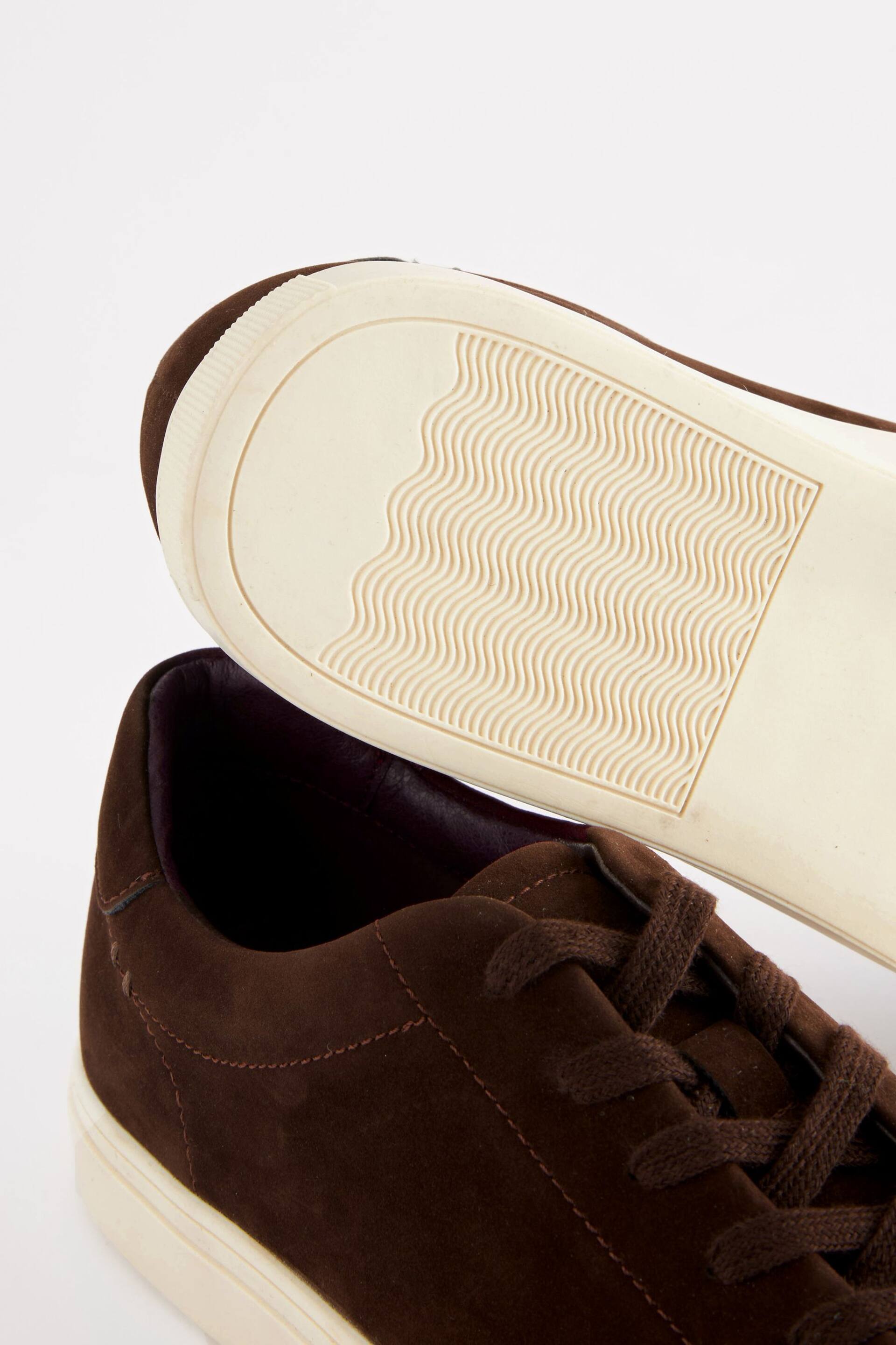 Brown Minimal Trainers - Image 5 of 5