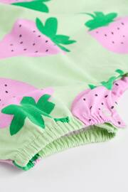 Multi Bright Fruit Baby Vest Rompers 3 Pack - Image 7 of 8