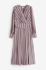Jolie Moi Pink Renea Long Sleeve Maxi Dress - Image 7 of 7