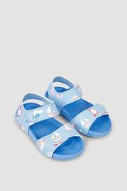 JoJo Maman Bébé Blue Summer Sandals - Image 1 of 4