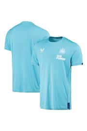 Castore Blue Newcastle United Staff Travel T-Shirt - Image 1 of 3