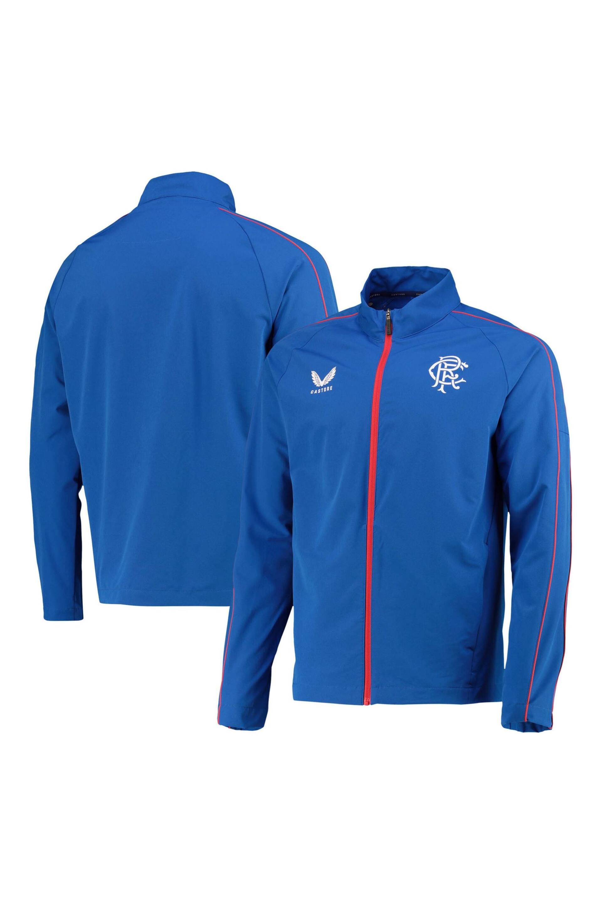 Castore Blue	Glasgow Rangers Anthem Jacket - Image 1 of 3