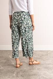 Lakeland Clothing Green Tia Wide Leg Cropped Trousers - Image 2 of 4
