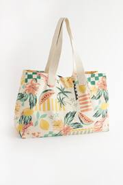 Multicolour Tropical Beach Bag - Image 5 of 7