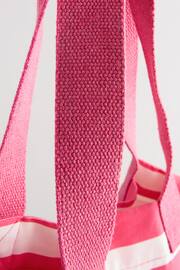 Pink Stripe Beach Bag - Image 6 of 7