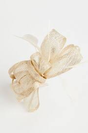 Lipsy Gold Bow Fascinator Headband - Image 3 of 4