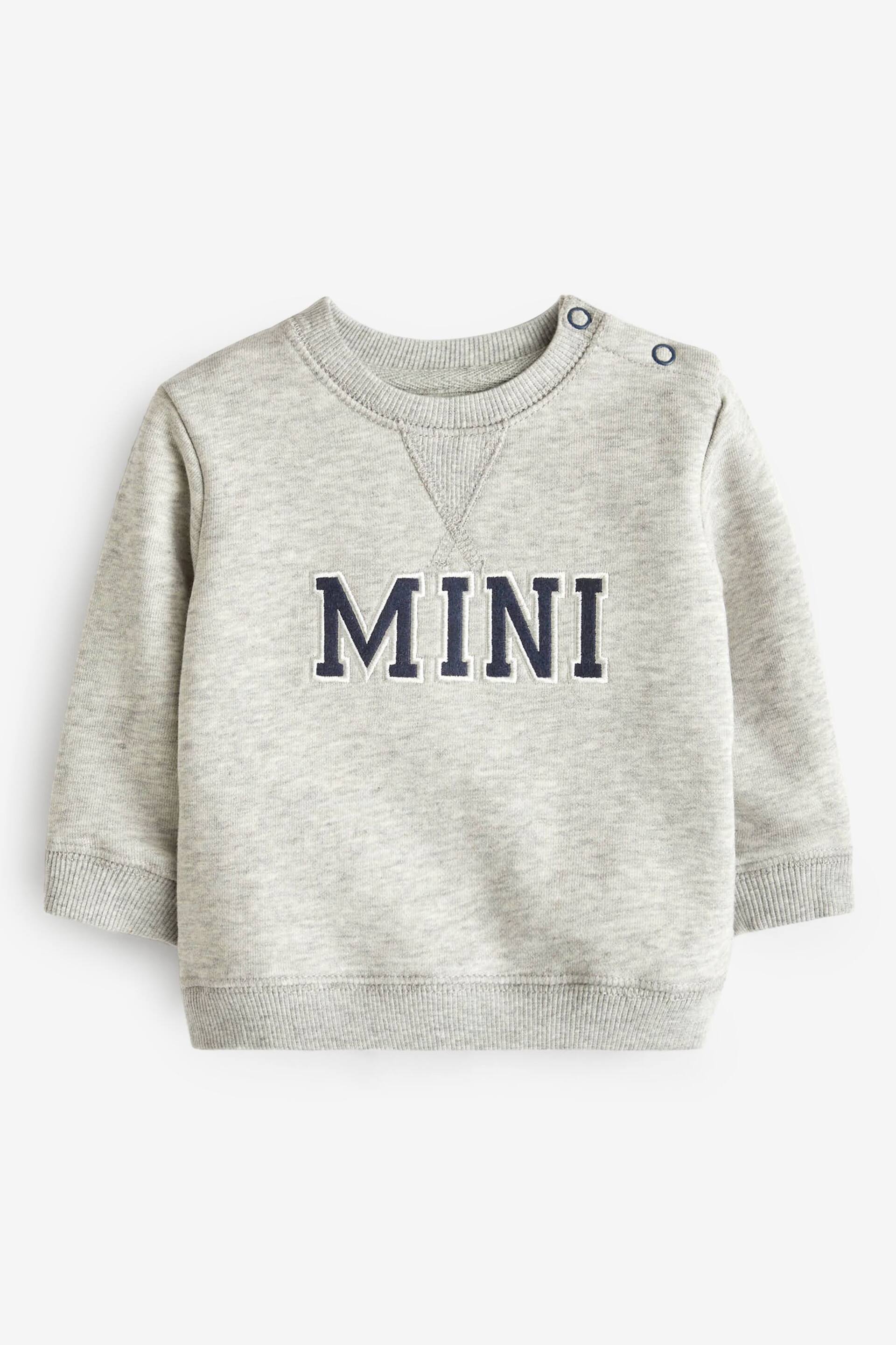 Seraphine Grey Kevin Daddy & Mini Sweatshirt - Image 2 of 4