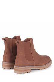 Linzi Brown Classic Pull On Casual Chelsea Boots - Image 4 of 4