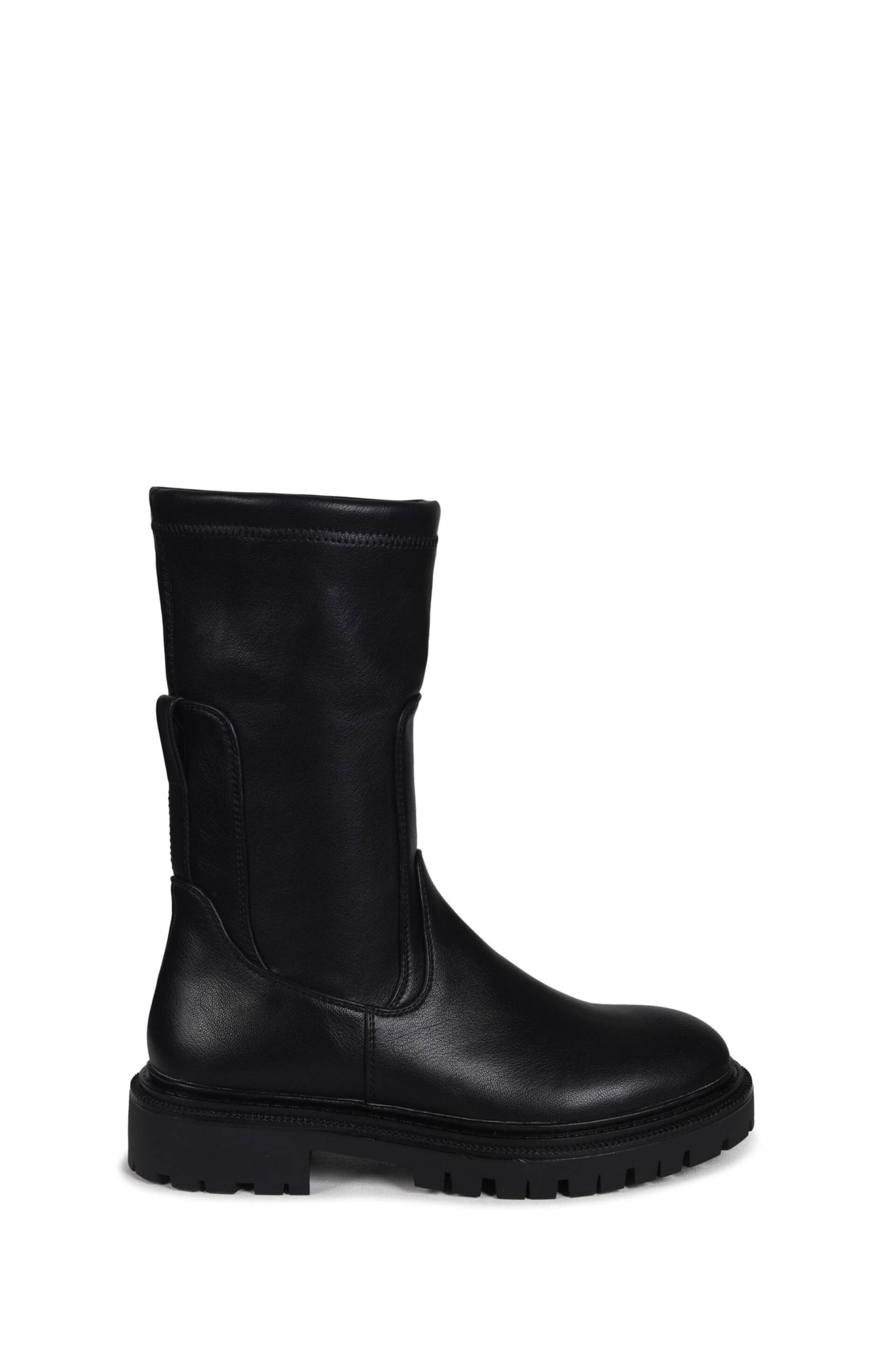 Linzi Black Peggy Pull On Mid Chelsea Boots - Image 2 of 4