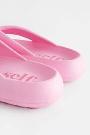 Pink self. Chunky Flip Flops - Image 6 of 7