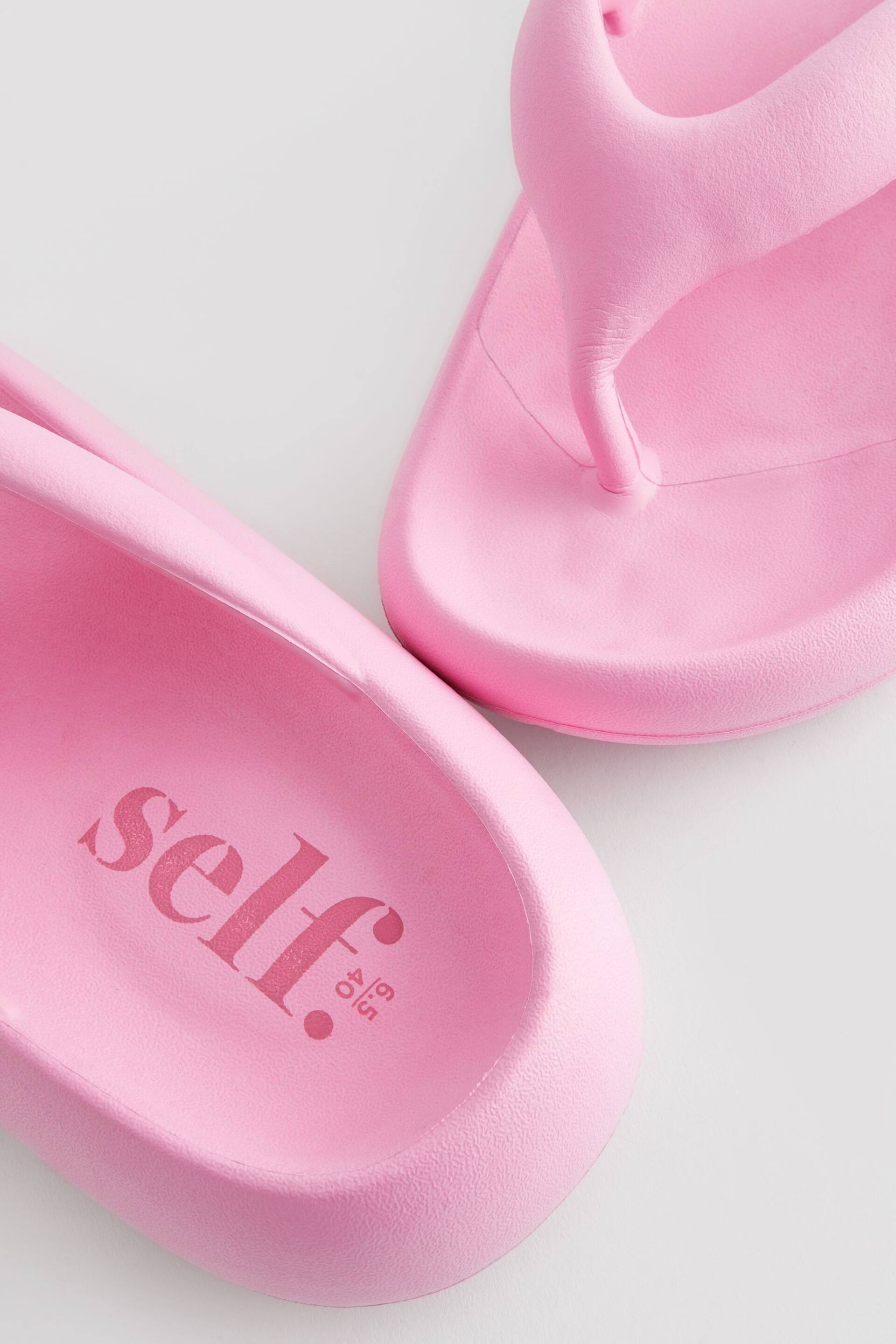 Pink self. Chunky Flip Flops - Image 7 of 7