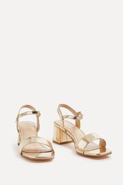 Linzi Gold Darcie Barely There Block Heeled Sandals - Image 3 of 5